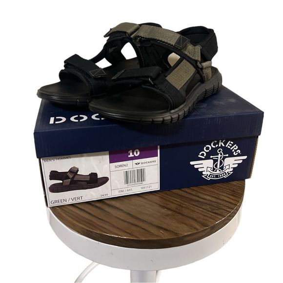 Dockers Men's Soren2 Sandals - Green - Size 10 - Picture 5 of 6